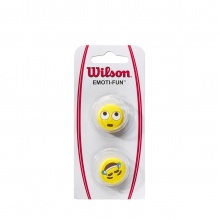 Wilson Vibration Dampener Emoti Fun Eye Rolling/Laughing yellow - 2 pieces